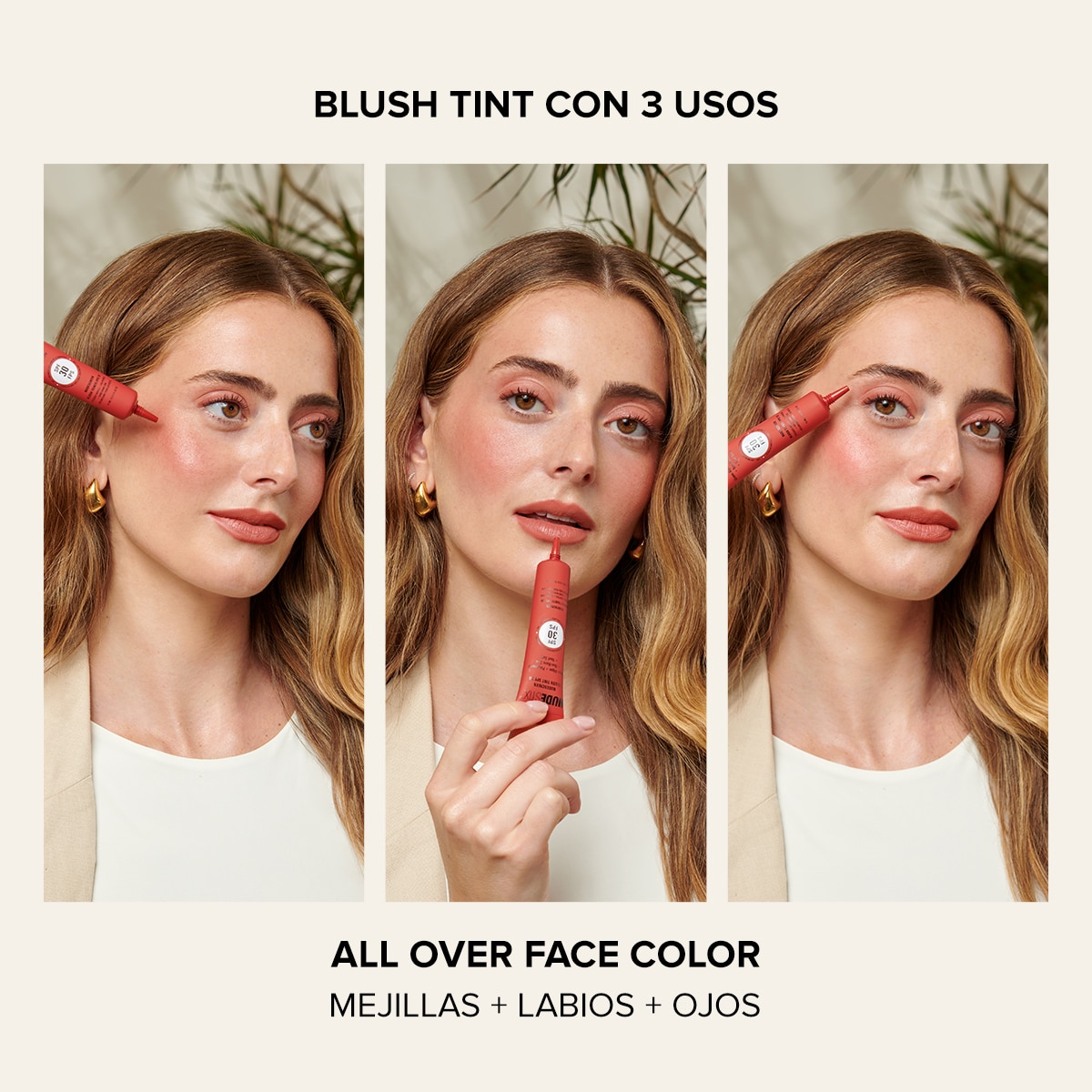 NUDESCREEN BLUSH TINT SPF 30 (BLUSH LÍQUIDO CON PROTECCIÓN SOLAR)